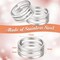 2 Pieces Jump Ring Opening Tools Opening Closing Rings Tool Stainless Steel Jump Ring Opener Circle Jump Ring Tool for Jewelry Makers Craft Projects Supplies (Silver)